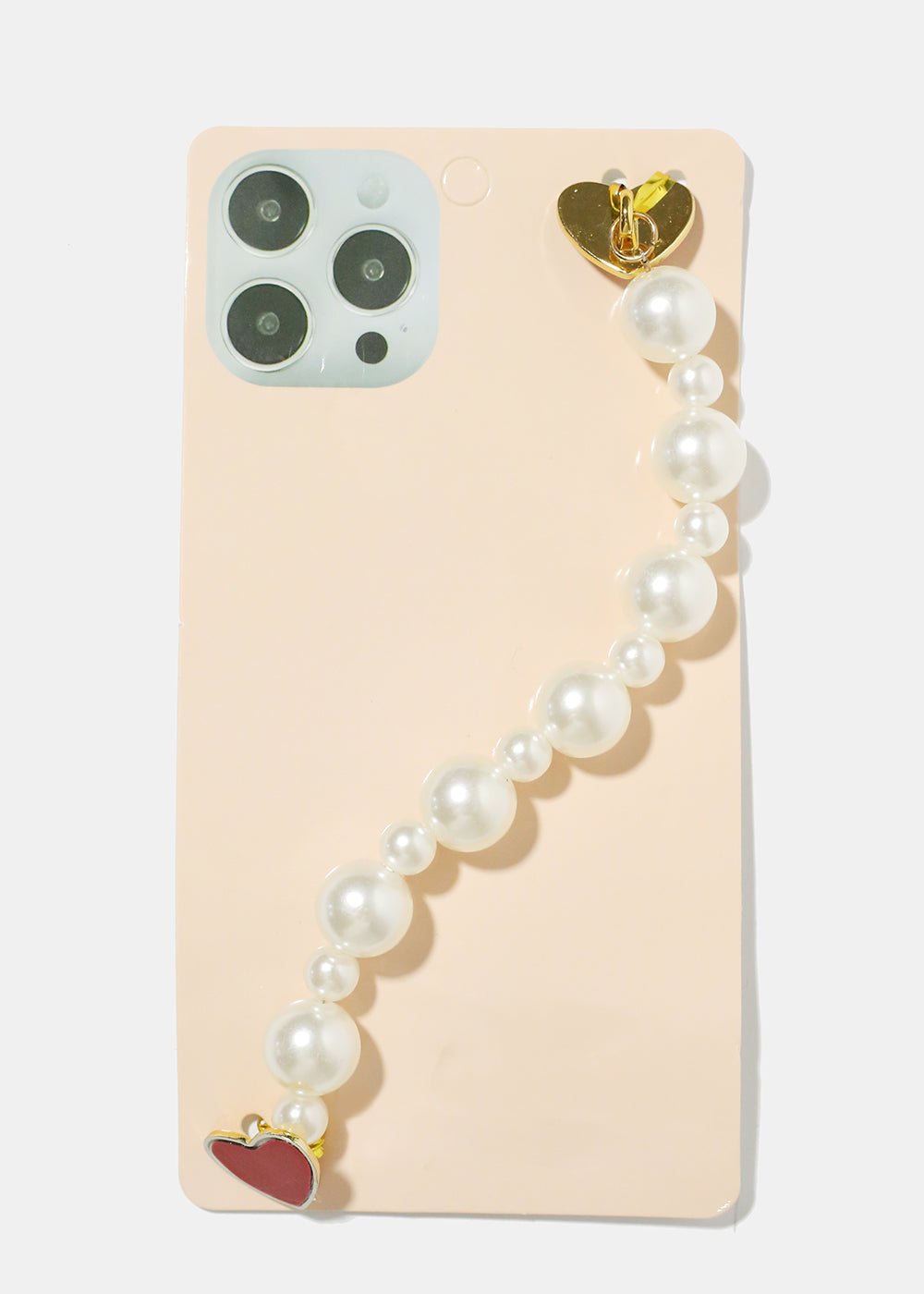 Pearls & Heart Phone Accessory